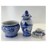 Blue & White Masons American Marine Demitasse Cup