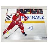 Justin faulk autographed picture with COA