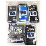 Sports banner flags, Dallas Cowboys, LA Rams,