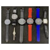 Collection Of Quartz Watches, See Photos, Not