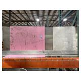 Sheet metal. Various sizes. Largest approx 80in L