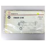 NOS bagged 1:32 scale Falcon Fokker DVIII plane