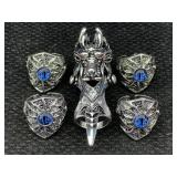 Fashion Rings, Sz 7, 9.5