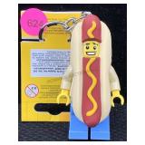 Lego Keychain Light Of Hot-dog Suit Guy, Sz