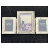 Silver-plated Picture Frames, Sz. 8ï¿½x4in