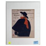 Print, Les Chansonniers de Montmarte Aristide