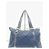 Gucci GG Canvas Black Abbey Handbag. Good