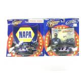 NIP NASCAR die cast cars, R Wallace, M Waltrip,