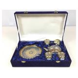 Benjarong Thai Porcelain Tea Set Hand Accented w/