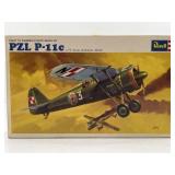 NOS Revell PZL P-11c model kit, 1:72 scale