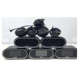 5 IHome HiH33 Triple Display Alarm Clocks w/ USB