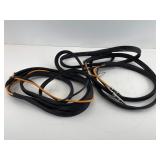 2 Long 1/4 in TRS Audio Cables