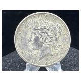 1922 S Silver Peace Dollar