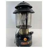 Coleman CL2 lantern 12 in tall, glass cracked