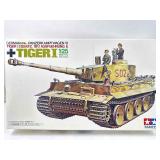 NOS Tamiya German Tiger I 1:25 Scale Model Kit.