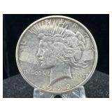 1922 S Silver Peace Dollar