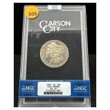 1882 Carson City Silver Morgan Dollar, Ngc Ms 62,