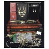 Fashion Jewelry & Findings in Wood Chest