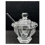 Baccarat Crystal Missouri Jam Pot. Made In France
