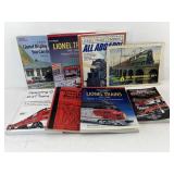 Railroad books, softcover, asstd