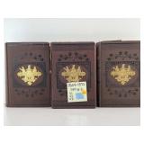 Vtg Books, Charles Dickens works, set of 3, 1869