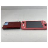 Nintendo Switch Lite and DS Lite damaged for