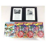 Framed Packard Automobile Advertisements & Marvel