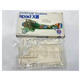 NOS Pocket pak bi-planes model kit, Spad XIII.