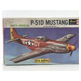 NOS Revell P-51D Mustang model kit, 1:72 scale