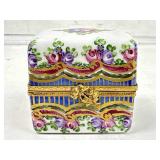 Limoges France Mini Perfume Bottles in Porcelain