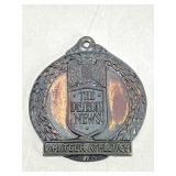 Vintage Detroit news boxing award medal