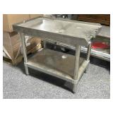 Intertek stainless steel workbench. Approx 2 ft