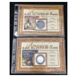 1896 Silver Barber Quarter W/1891 Indian Head Cent