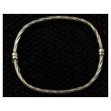 Sterling Silver Bracelet, Sz 2ï¿½in Diam