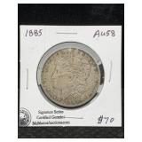 1885 Signature Series Silver Morgan Dollar