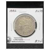 1882 Signature Series Silver Morgan Dollar
