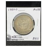 1884-o Signature Series Silver Morgan Dollar
