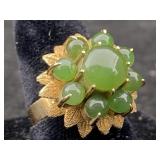 14k Gold Ring, Tw 7.7g, Sz 5