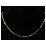 Sterling Silver Necklace, Tw 12.2g, Sz 18in