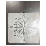 Large 35in Compass Rose Stencil