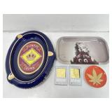 Diamond Crown Large Ceramic Ashtray, Marilyn