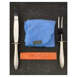 Vtg Gorham Celeste Sterling Silver Handle Carving