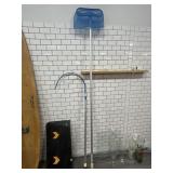 Pool Safety Hook w/pole & pool leaf skimmer net