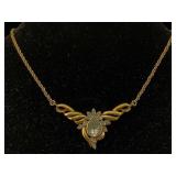 Sterling Silver Necklace W/pendant, Tw 13g Sz 16in