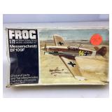 NOS Frog Messerschmitt Bf 109F model kit, 1:72