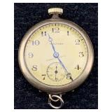 Vtg Waltham Small Wind Up Watch 30mm, Running