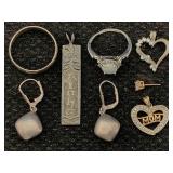Sterling Silver Jewelry Inc. Pendant, Earrings &