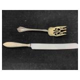 Sterling Silver Handle Cake Serving Set, Tw 130