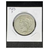 1923 S Silver Peace Dollar