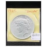 1925 Signature Series Silver Peace Dollar
